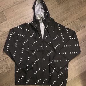 NWOT Pink Full Zip Anorak